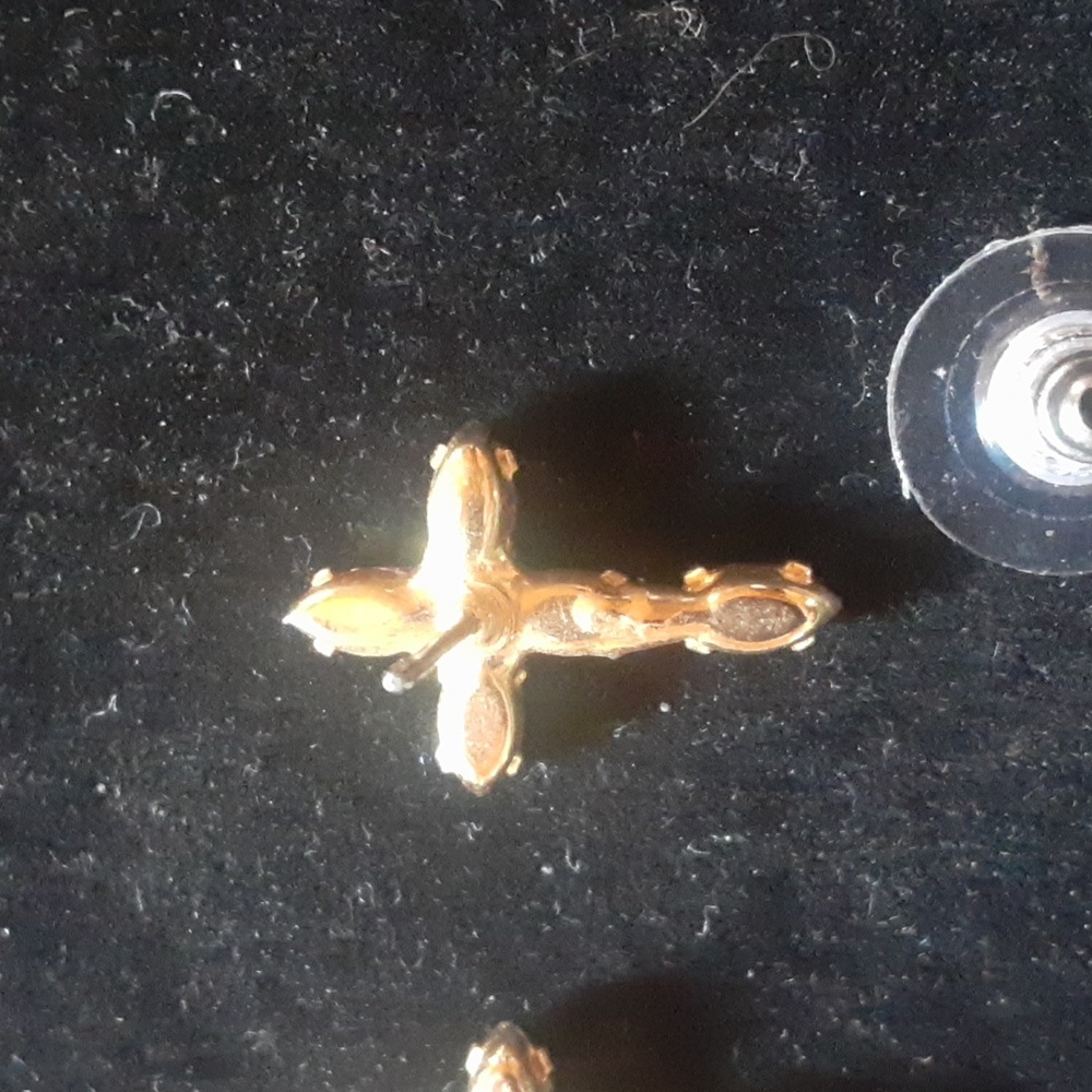 Multicolor Cross Earrings - image 6